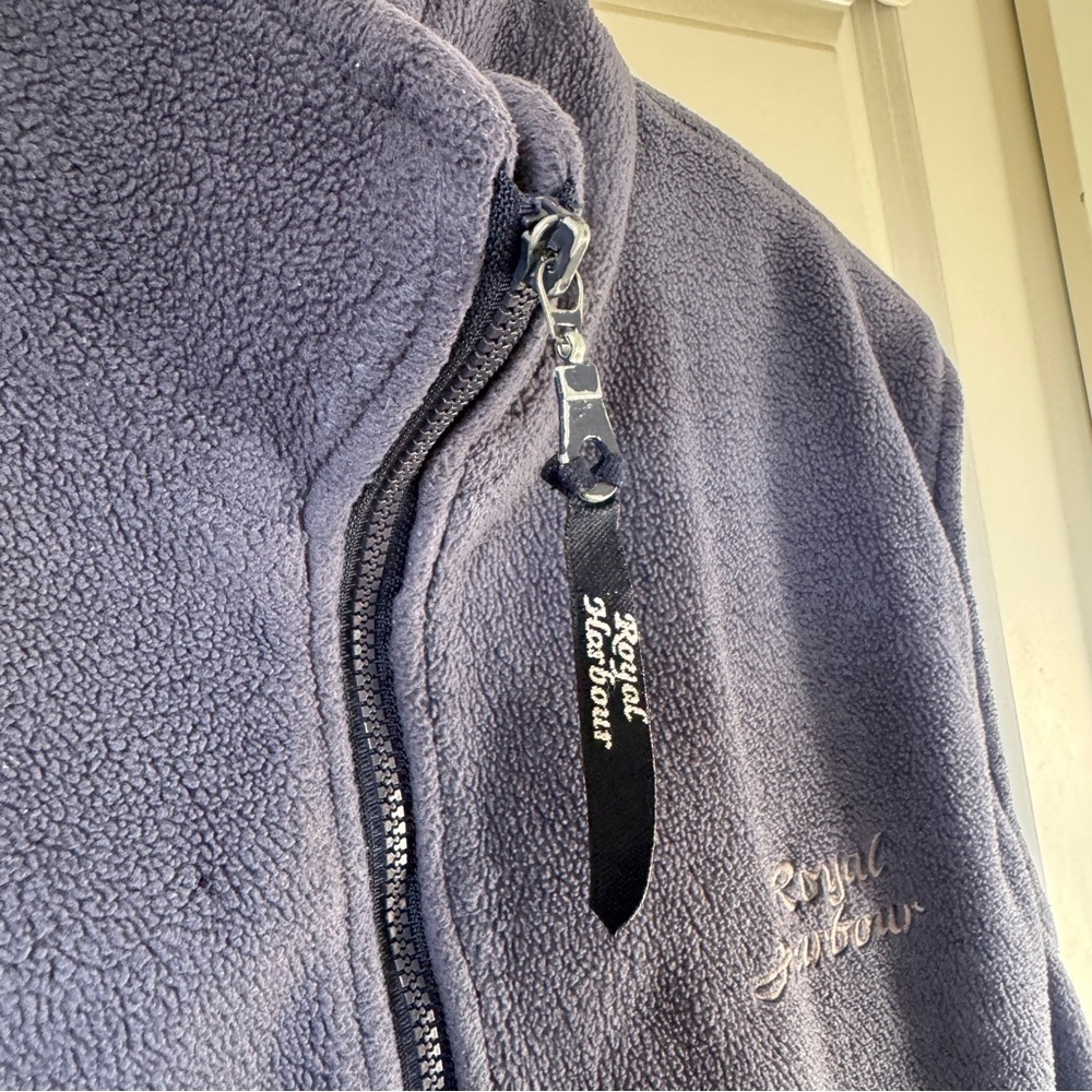 ⚓ Vintage England Royal Harbour Fleece Vest Ad ⚓ - Picture 7 of 7